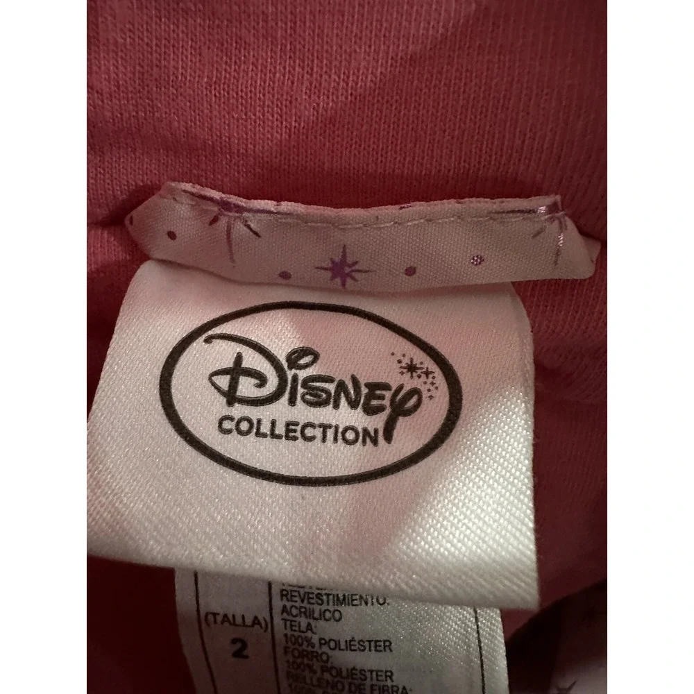 Disney Girls Princess Girls Kids Hooded Full Zip Jacket Size 2 Great Condition